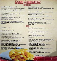 The Burger Barn Cafe menu 2