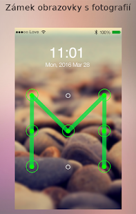 uzamčení obrazovky heslo - náhled