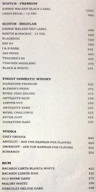 Nostradamus Bar & Lounge menu 1