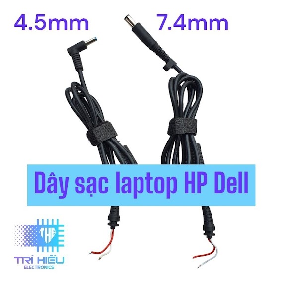 Dây Sạc Chân Kim Laptop Dell Hp 7.4Mm 4.5Mm