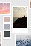 Lighthouse Sky Water - Photo Collage item