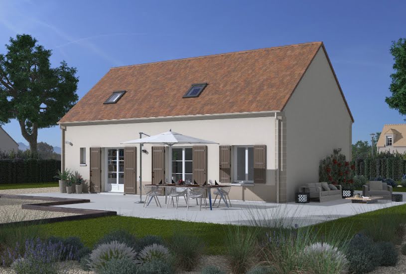  Vente Terrain + Maison - Terrain : 1 100m² - Maison : 105m² à Salins (77148) 