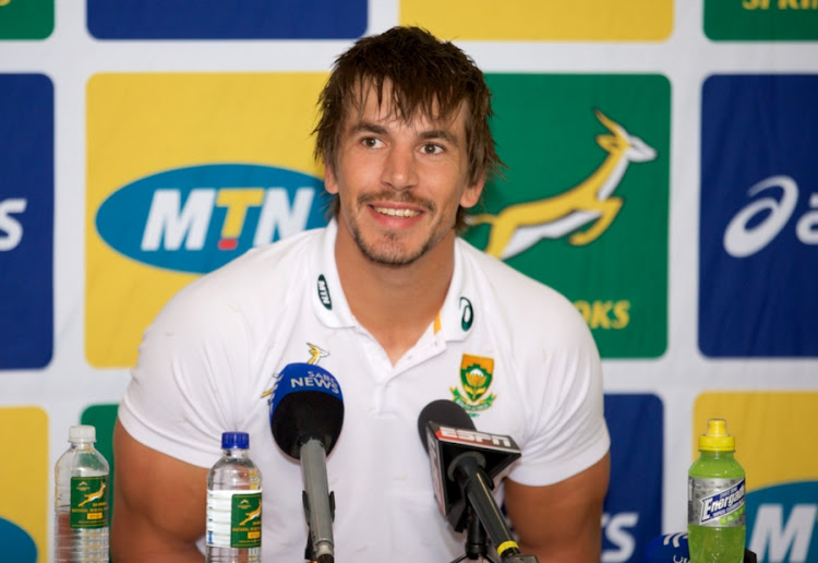 Eben Etzebeth during the Springbok Captains media conference and team photograph at Garden Court, Kings Beach on August 18, 2017 in Port Elizabeth, South Africa.