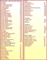 Sai Dwarkesh Kathiyawadi Restaurant menu 2