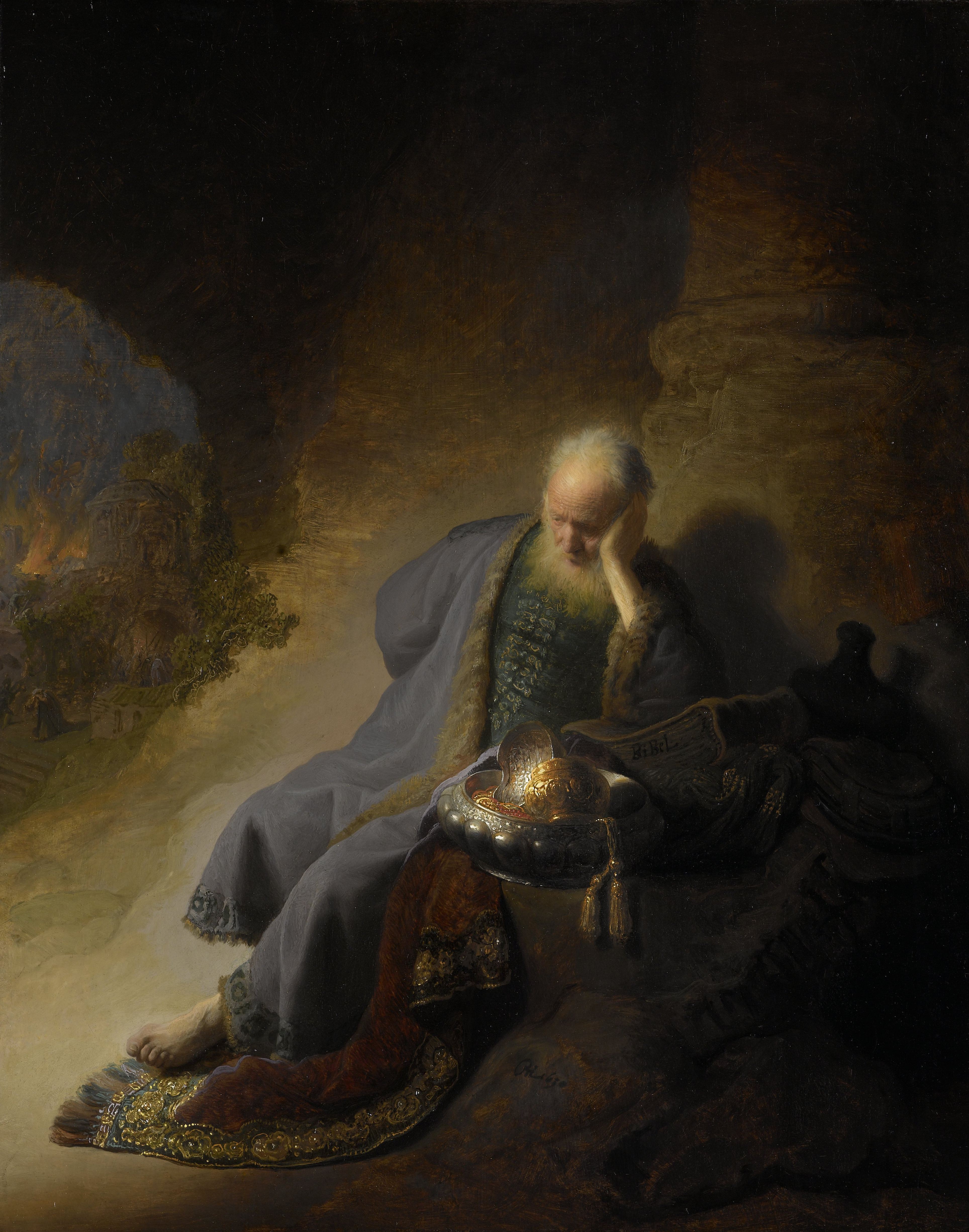 The Prophet Jeremiah (Lamenting the destruction of Jerusalem)