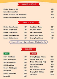 Rock & Rolls menu 2