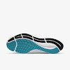 air zoom pegasus 38 black / white / chlorin blue / metallic silver