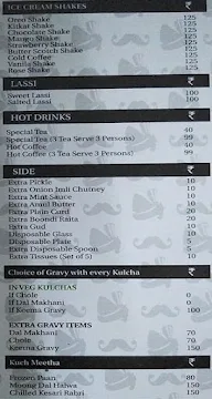 Amritsari Kulcha Factory menu 1