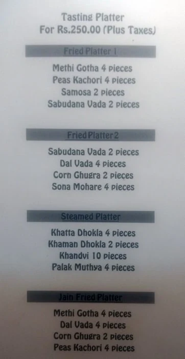 Amdavadi menu 