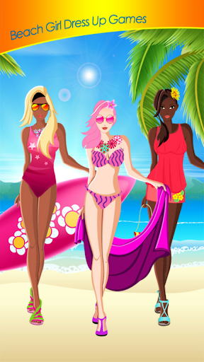 Beach Girl Dress Up Games