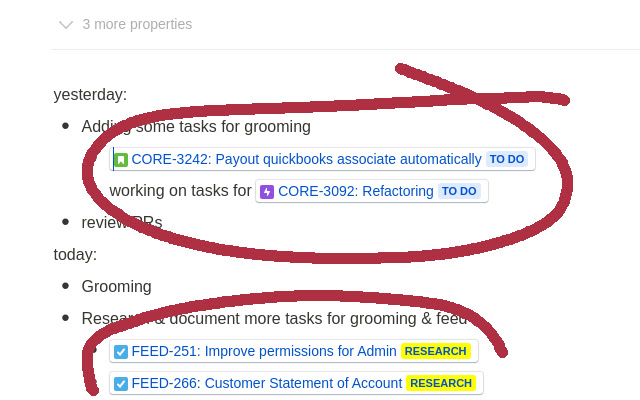 Notion jira links chrome extension