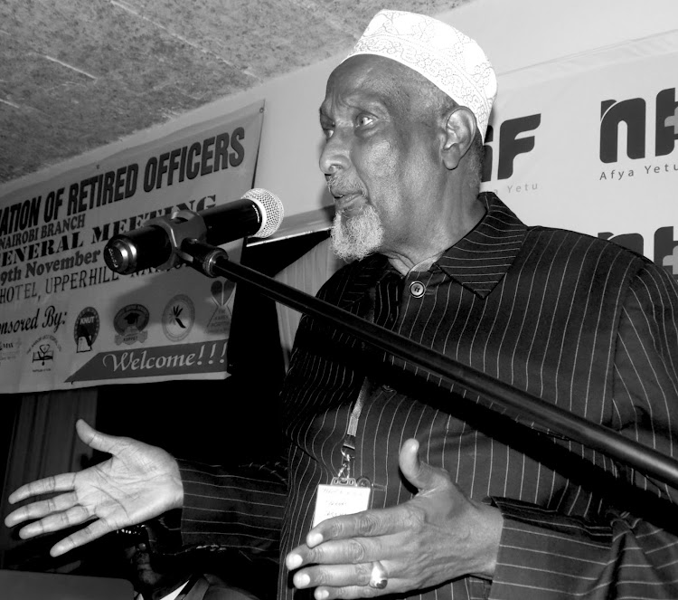 Former Teachers Service Commission (TSC) chairman Ibrahim Mohamed Hussein.