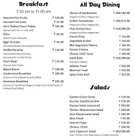 Riverstone Cottages menu 2