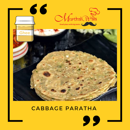 Cabbage (Desi Ghee) Paratha