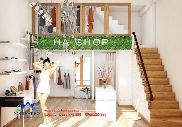 thiết kế shop thời trang nữ