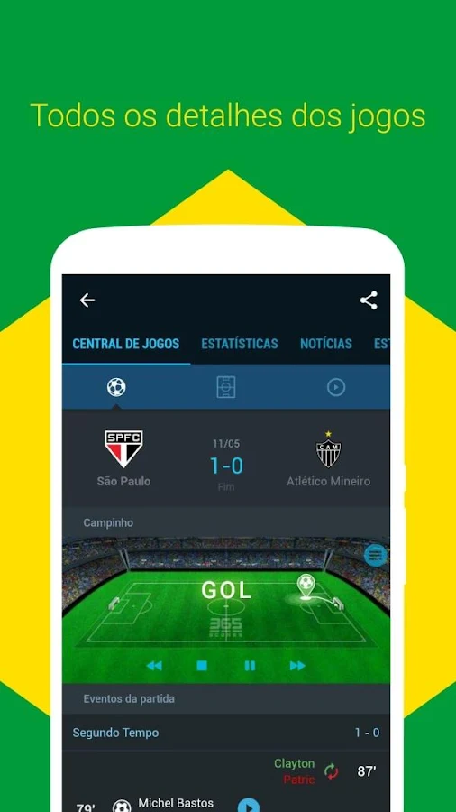   Brasileirão 2016 - 365Scores: captura de tela 