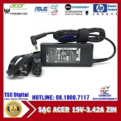 Sạc Laptop Acer 19V - 3.42A Sạc Zin Cao Cấp | Adapter Acer 19V - 3.42A