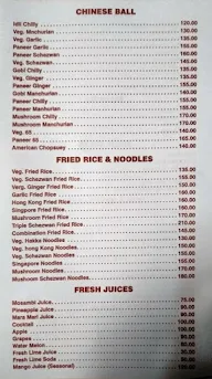 Hotel Sanjay menu 5