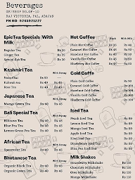 Kamla Tea House menu 2