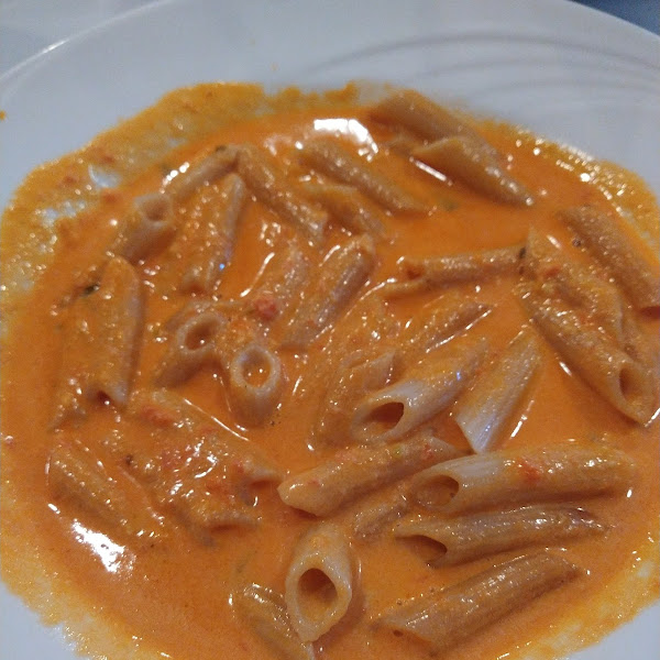 penne vodka with gf pasta