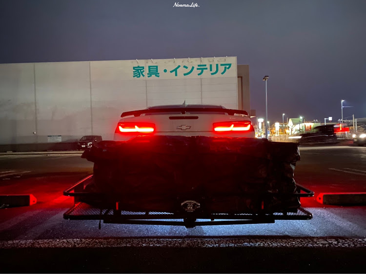カマロの岩手・DIY・ヒッチ・カーゴキャリア・ガリガリレーシングに関するカスタム事例の投稿画像3枚目