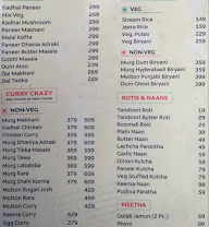 Punjabi Zaika menu 1