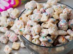 Cupcake Puppy Chow was pinched from <a href="http://sallysbakingaddiction.com/2013/01/12/cupcake-puppy-chow/" target="_blank">sallysbakingaddiction.com.</a>