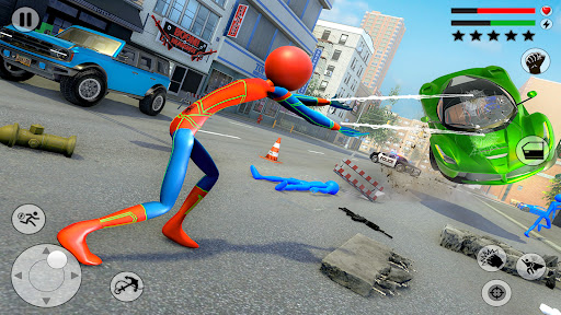 Screenshot Stick Rope Hero Spider Fight