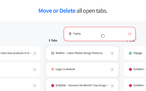 Manage your tabs