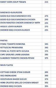 Cloud Dining Restaurant menu 3