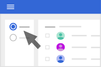 The cursor points to an organization unit on the User