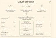 Le Pain Quotidien menu 7