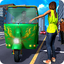 ダウンロード City Tuk Tuk Rickshaw Passenger Driving をインストールする 最新 APK ダウンローダ