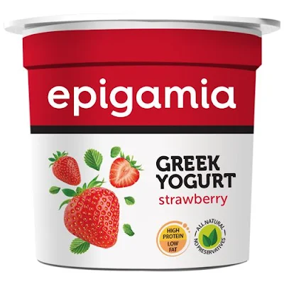 Epigamia Greek Yogurt Strawberry 90gm - 90 gm