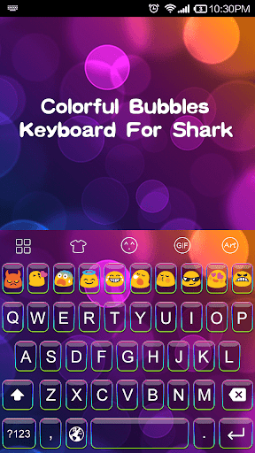 Emoji Keyboard-Color Bubbles