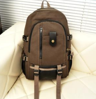 Mochila masculina espaçosa e à prova d'água para trabalho, faculdade e viagens. Compartimentos múltiplos, confortável e durável, ideal para o dia a dia.