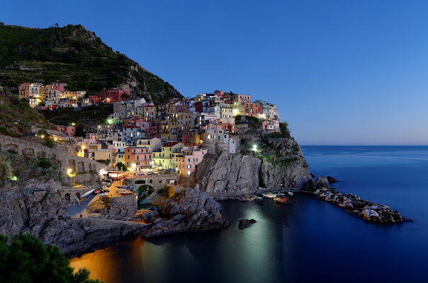 Manarola in blu di Alessandro Milazzo