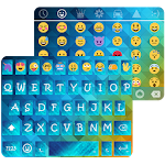 Cover Image of Unduh Blue Diamond KK Emoji Keyboard 1.0.2 APK