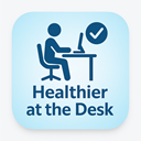 Healthier at the desk icon