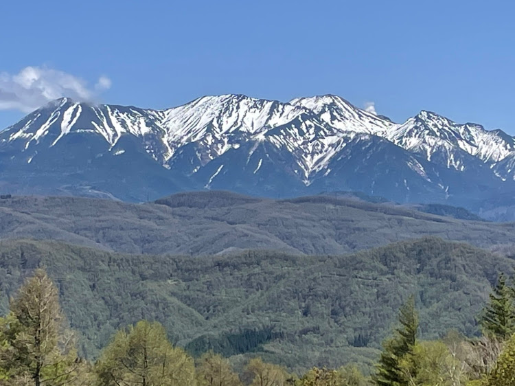 4シリーズ カブリオレの御岳鈴蘭高原ゴルフ場からの名山・御嶽山・乗鞍岳・槍ヶ岳・GWに関するカスタム事例の投稿画像3枚目