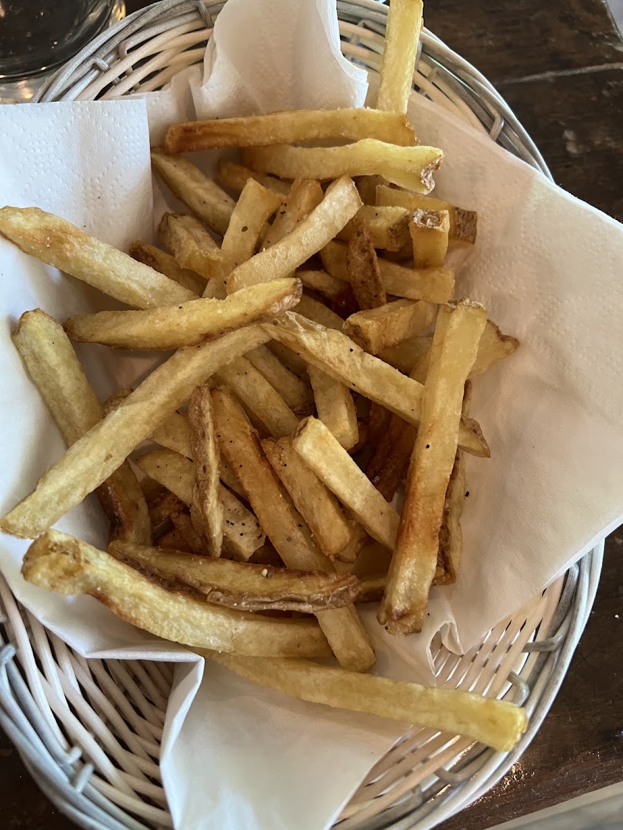 Truffle fries, dairy free