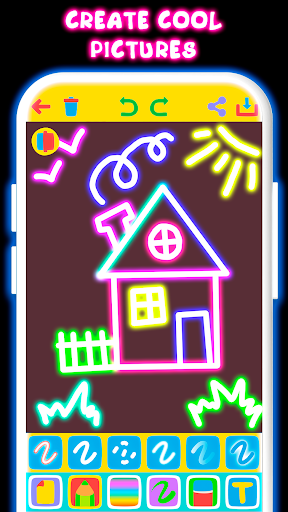 Screenshot Drawing For Kids - Glow Draw