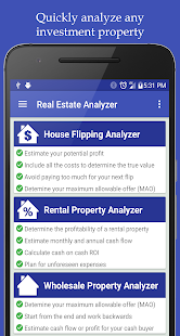 Real Estate Analyzer Business app for Android Preview 1