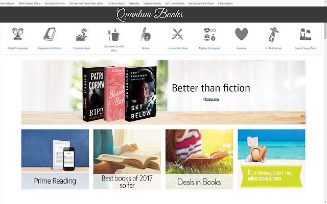 Quantum Books chrome extension