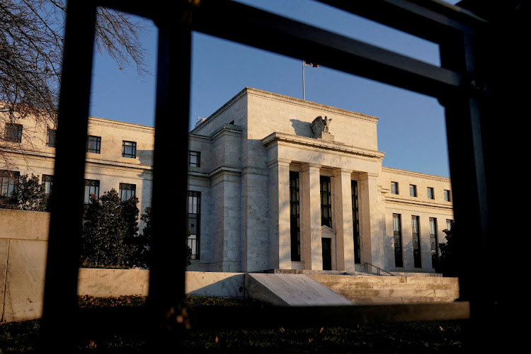 The Federal Reserve building in Washington, the US, January 26 2022. Picture: JOSHUA ROBERTS/REUTERS