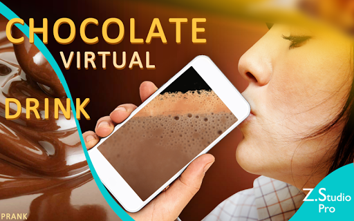 Virtual chocolate Drink Prank