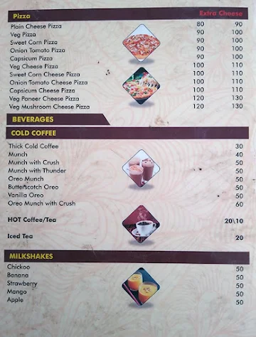 Sam's Cafe menu 