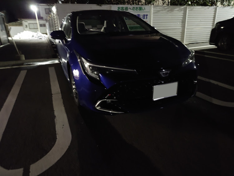 カローラスポーツの夜ショット・週末の過ごし方・バレンタインに関するカスタム事例の投稿画像1枚目