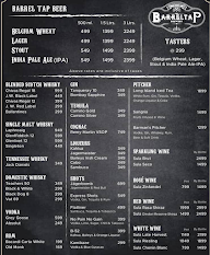 Barrel Tap Brewery menu 2