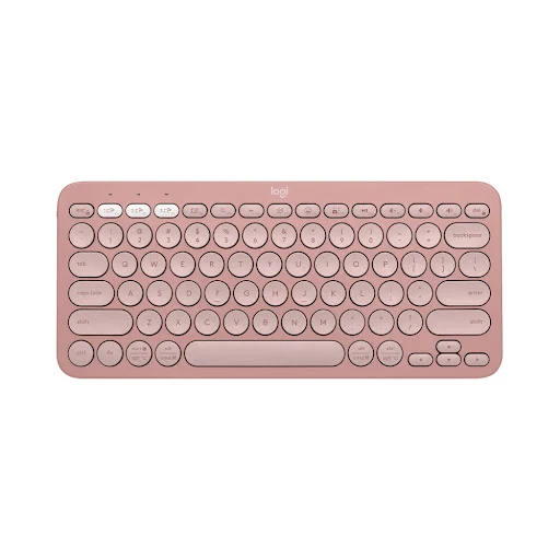 Bàn Phím Không Dây Logitech Pebble Keys 2 K380S Wireless/Bluetooth/Hồng (Tonal Rose) (920-011755)